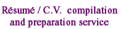 Resume compilation service
